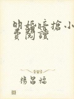 明婚暗抢小说免费阅读