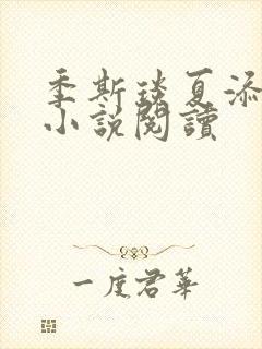 季斯琰夏添原著小说阅读