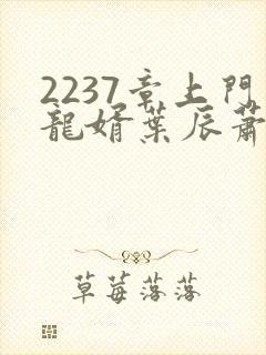 2237章上门龙婿叶辰萧初然