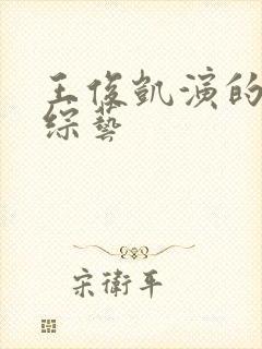 王俊凯演的全部综艺
