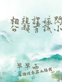 相亲误嫁闪婚老公超有钱小说阅读