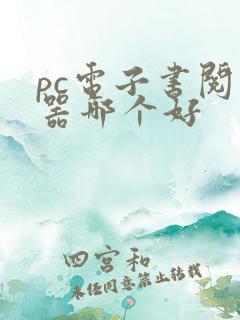 pc电子书阅读器哪个好