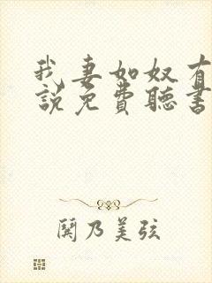 我妻如奴有声小说免费听书最新章节