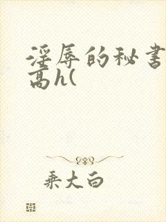 淫辱的秘书调教高h(