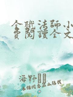 全职法师小说免费阅读全文无窗口