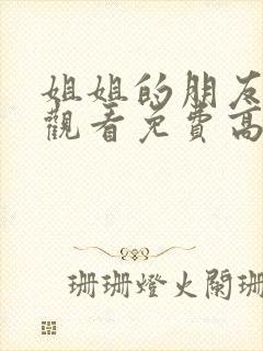 姐姐的朋友在线观看免费高清