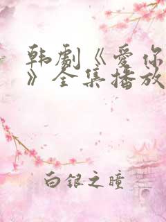 韩剧《爱你别哭》全集播放视频