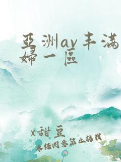 亚洲av丰满熟妇一区