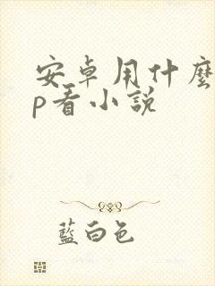 安卓用什么app看小说