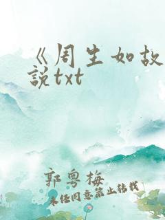 《周生如故》小说txt