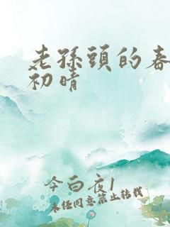 老孙头的春天林初晴