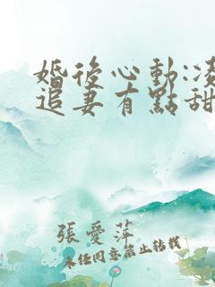 婚后心动:凌总追妻有点甜金秋免费完本