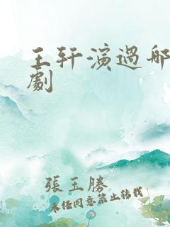 王轩演过哪些短剧