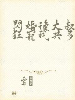 闪婚后大叔每天狂宠我共多章