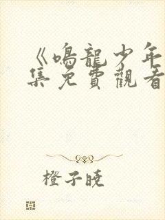《鸣龙少年》全集免费观看