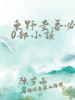 东野圭吾必读10部小说