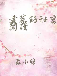 黄蓉的秘密在线阅读
