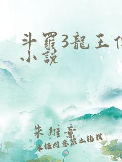 斗罗3龙王传说小说