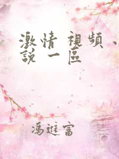 激情 视频 小说 一区