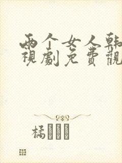 两个女人韩剧电视剧免费观看电视剧