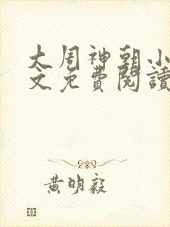 大周神朝小说全文免费阅读