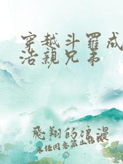 穿越斗罗成霍雨浩亲兄弟
