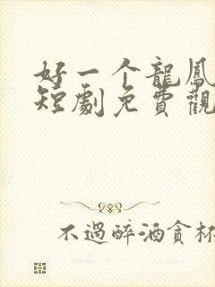 好一个龙凤呈祥短剧免费观看全集完整