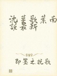 沈蔓歌叶南弦小说最新