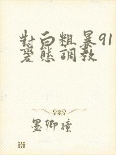 对白粗暴91大变态调教