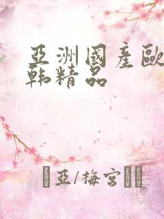 亚洲国产欧美日韩精品