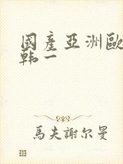 国产亚洲欧美日韩一