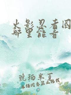 火影忍者国语版哪里能看