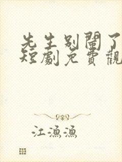 先生别闹了新娘短剧免费观看