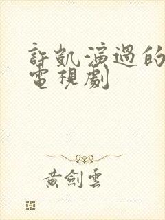 许凯演过的全部电视剧