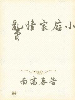 乱情家庭小说免费