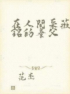 在人间采薇和阿铭的养父