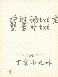 将进酒txt完整番外txt