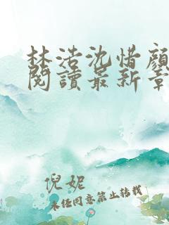 林浩沈惜颜免费阅读最新章节