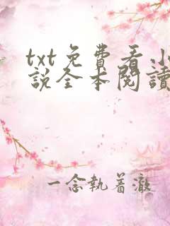 txt免费看小说全本阅读器
