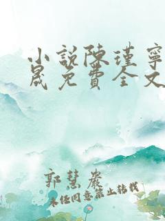 小说陈瑾宁李良晟免费全文阅读一