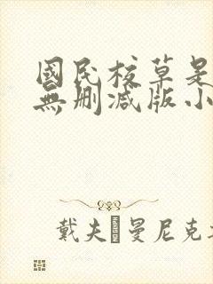 国民校草是女生无删减版小说