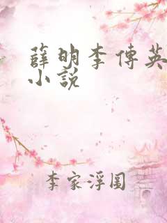 薛明李传英赵雪小说