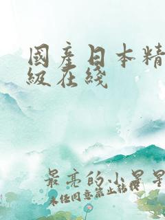 国产日本精品三级在线