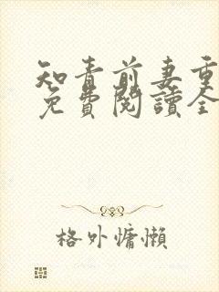 知青前妻重生了免费阅读全文