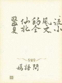 医仙的风流人生夏北全文小说