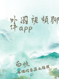 外国视频聊天软件app