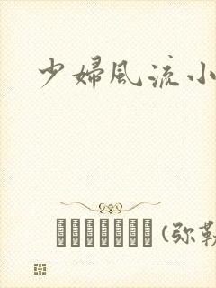 少妇风流小说网