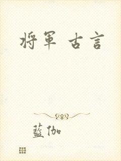 将军 古言