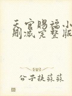 天官赐福小说无删减完整版在线阅读