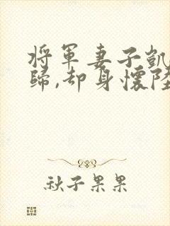 将军妻子凯旋而归,却身怀陆甲大结局